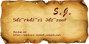 Sárközi József névjegykártya